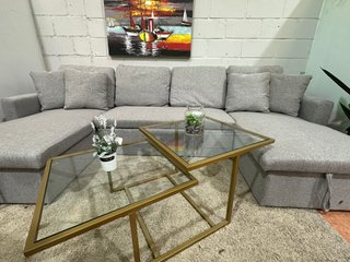 SOFA CAMA DOBLE CHAISE LONGUE Y ARCON