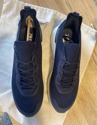 Zapatillas Zara Talla 43 (grandes ) 44 Azul Marino