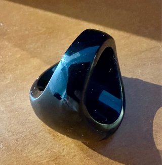 Anillo Tous Negro y Blanco