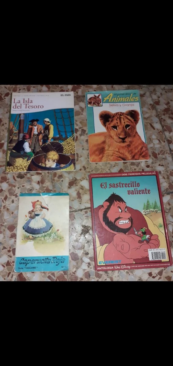 4 libros infantiles