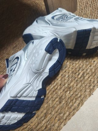Zapatillas New Balance Running Plata/Blanco