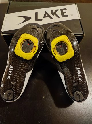 Zapatillas Ciclismo Lake CX302 Blancas Talla 45
