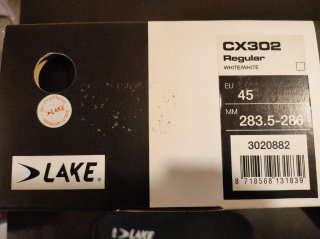 Zapatillas Ciclismo Lake CX302 Blancas Talla 45