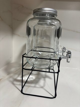 Juego de 2 dispensadores de vidrio