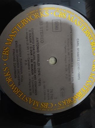 Vinilo Eugenia Zukerman Pinchas Zukerman