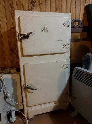Nevera antigua Pingüino Vintage