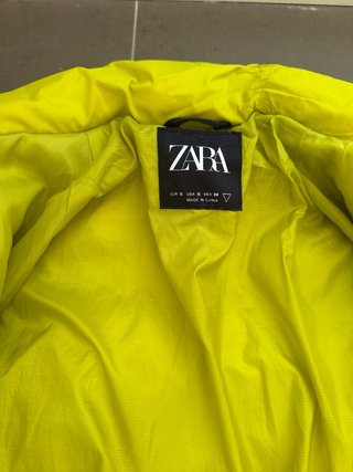 Plumífero Zara Amarillo Hombre