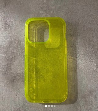 Funda iPhone 14 Pro Transparente Neón