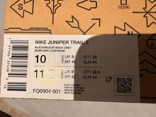 Nike Juniper Trail 3 Negro/Blanco