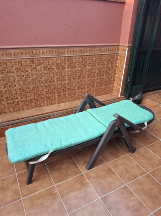 Hamaca de exterior con cojín