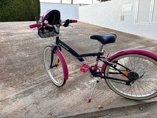 Bicicleta Niña Btwin 24' Azul y Rosa