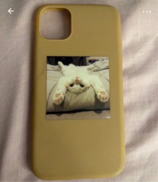 Funda iPhone 11 Gato Kawaii