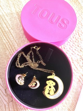 Collar y pendientes Tous oso y luna