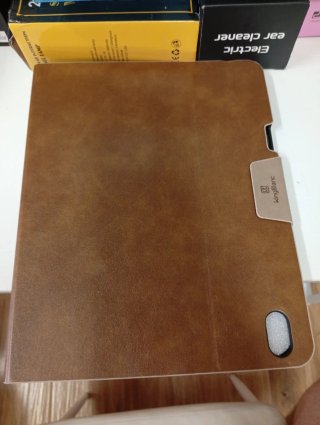 Funda iPad Air 13 KingBlanc Beige/Camel