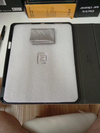 Funda iPad Air 13 KingBlanc Beige/Camel