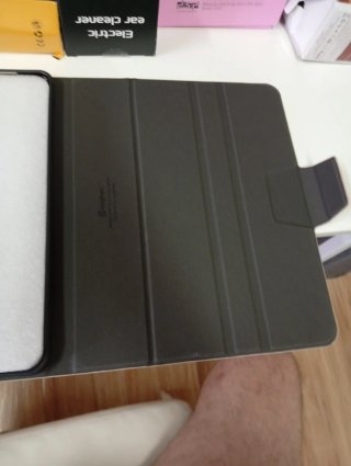 Funda iPad Air 13 KingBlanc Beige/Camel