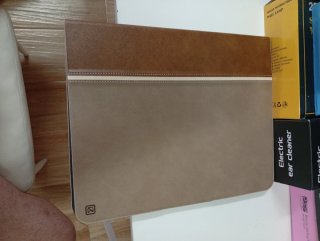 Funda iPad Air 13 KingBlanc Beige/Camel