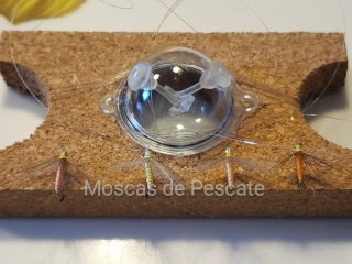 CUERDAS DE MOSCA AHOGADA PARA LA PESCA DE TRUCHA