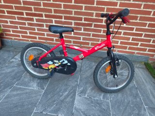Bici infantil Btwin 16" roja