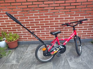 Bici infantil Btwin 16" roja