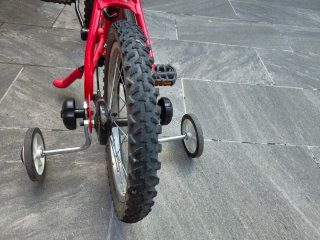 Bici infantil Btwin 16" roja