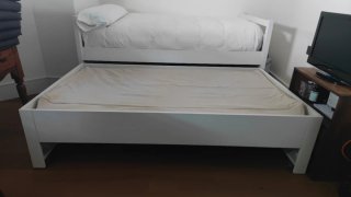 Cama nido con sus colchones con dos cajones