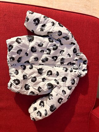 Abrigo estampado leopardo 18-24 meses