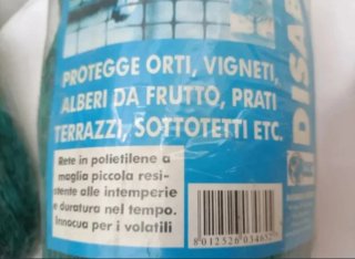 Rete Anti Uccelli 2x10m Albero Frutto