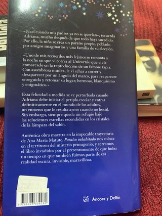 Paraíso inhabitado de Ana María Matute