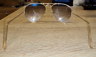 Gafas de Sol Ray-Ban Aviator Vintage Doradas