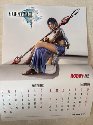 Calendario Final Fantasy 2010