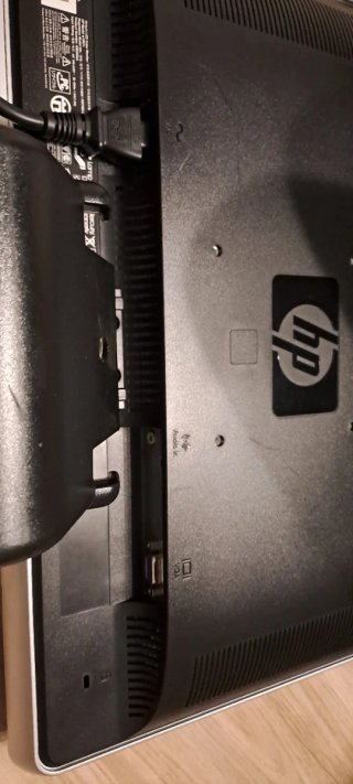 Monitor HP Negro/Plateado