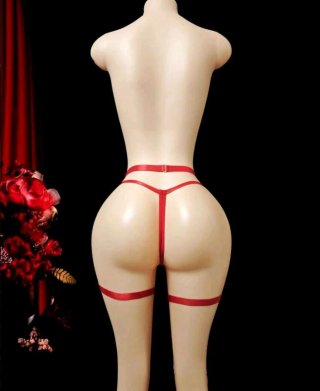 TALLA XL.CON ETIQUETA.Tanga sexy con liguero