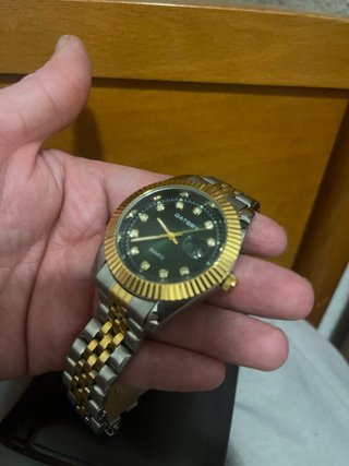Reloj Gatsby Lujo Dorado y Plateado