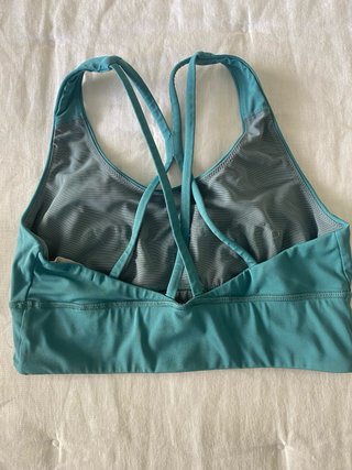 Reggiseno sportivo Oysho Teal