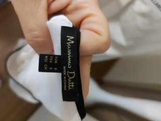 Blusa Massimo Dutti Blanca Talla S