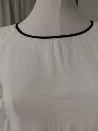 Blusa Massimo Dutti Blanca Talla S
