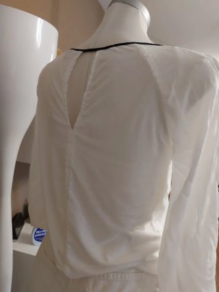 Blusa Massimo Dutti Blanca Talla S