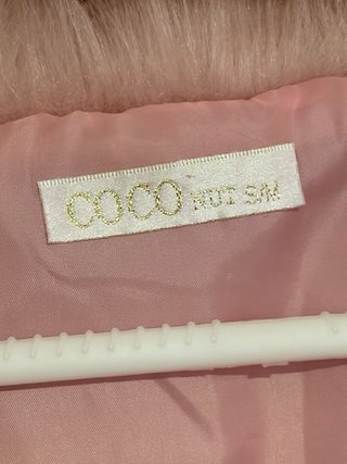 Chaleco pelo COCOnut Talla S/M Rosa se uso 1 vez