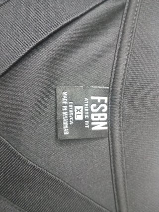 Camiseta FSBN Negra Talla XL con el 92