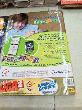Álbum Cromos Liga BBVA 08/09 Incompleta leer