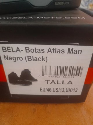 Botas Bela Atlas Talla 46