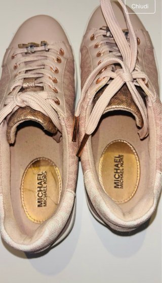 Michael Kors Sneakers Rosa e Bianche