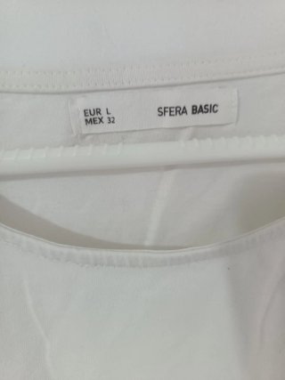 Blusa Sfera Blanca Talla L