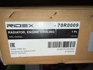 Radiador Opel Astra G/H Zafira