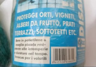 Rete Anti Uccelli 5x5m
