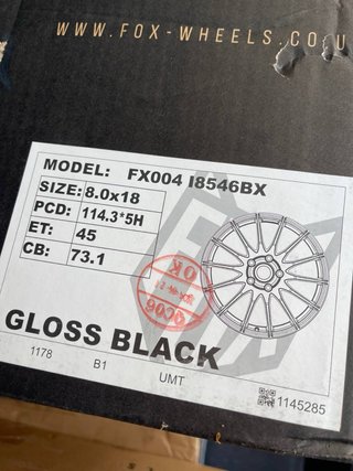 Llantas fox fx004 5x114.3 18