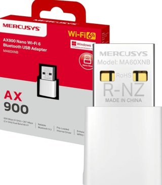 Adaptador USB Wi-Fi 6 y Bluetooth MERCUSYS AX900