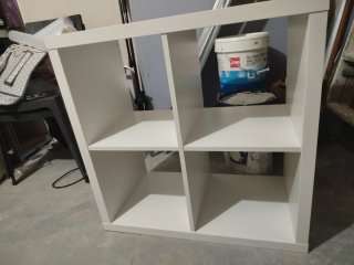 Estantería modular blanca Ikea