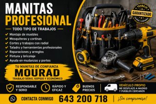MANITAS PROFESIONAL – TODO TIPO DE TRABAJOS